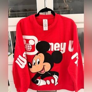 Disney Red Mickey Mouse Hoodie unisex